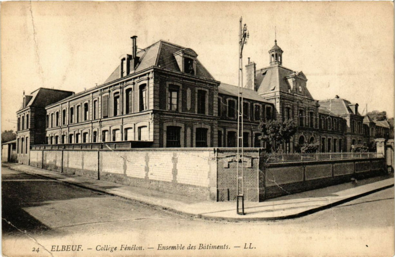 Carte postale ancienne Elbeuf - College Feneon - Ensembée des Batiments à Elbeuf