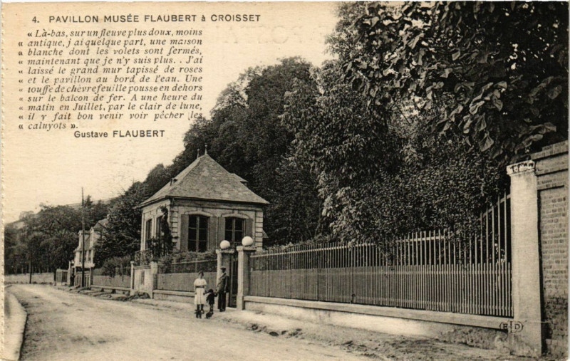 Carte postale ancienne Croisset - Pavillon Musée Flaubert