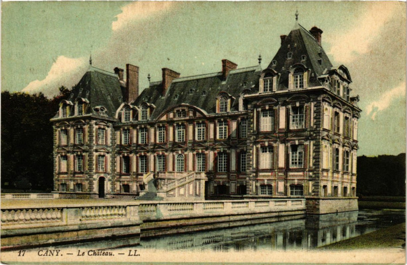 Carte postale ancienne Cany - Le Chateau