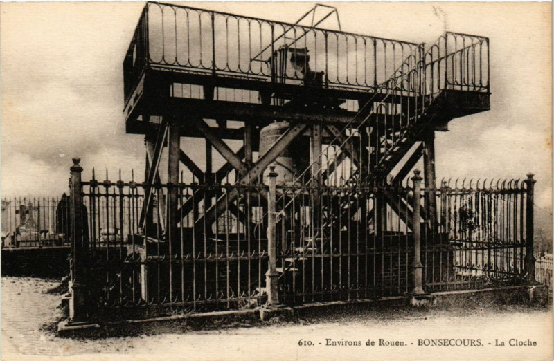 Carte postale ancienne Bon-Secours - La Cloche