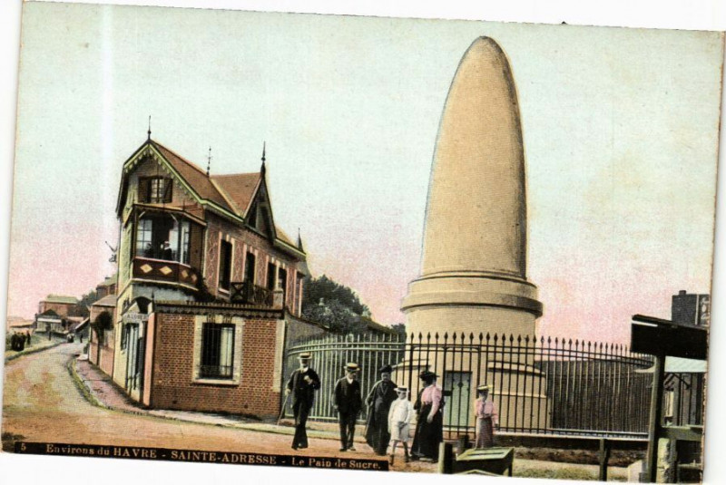 Carte postale ancienne Ed. Aqua 5 Sainte-Adresse Le Pain de Sucre à Sainte-Adresse