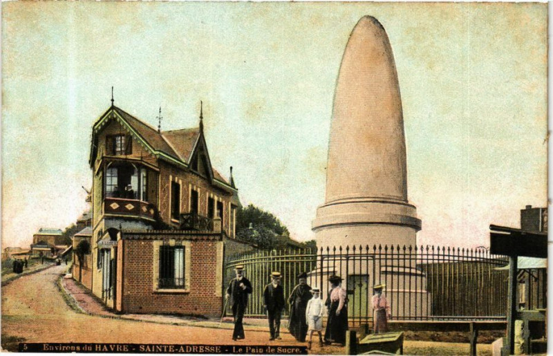 Carte postale ancienne Ed. Aqua 5 Sainte-Adresse Le Pain de Sucre à Sainte-Adresse