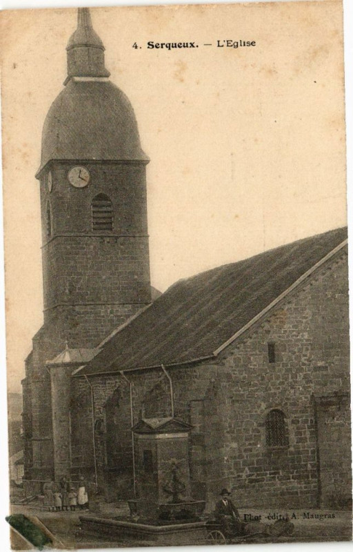 Carte postale ancienne Serqueux-L'Eglise à Serqueux