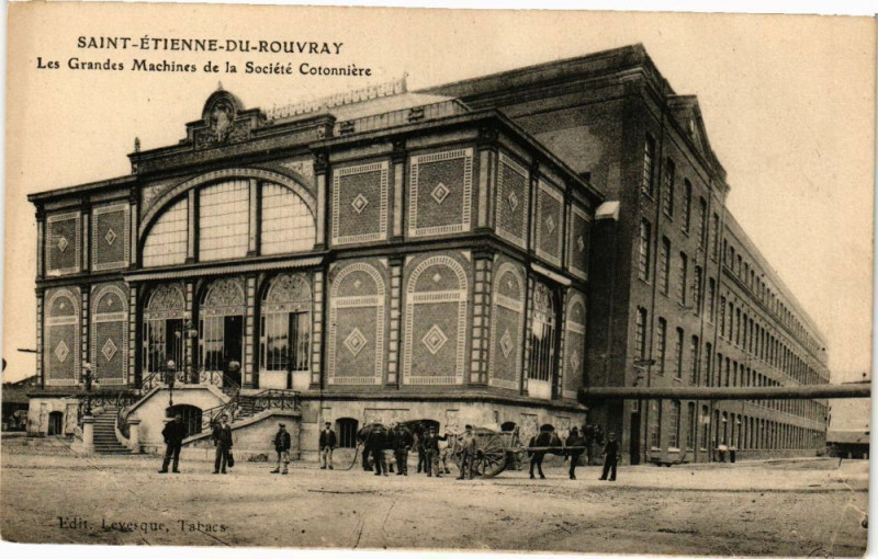 Carte postale ancienne Saint-Etienne du Rouvray-Les Grandes Machines