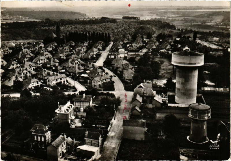 Carte postale ancienne Rouen-Les Sapins-Vue générale à Rouen