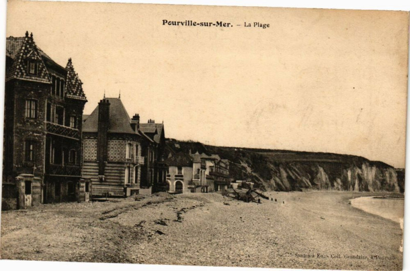 Carte postale ancienne Pourville-sur-Mer-La Plage