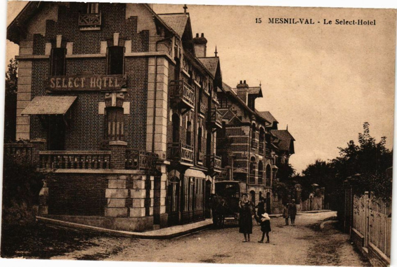 Carte postale ancienne Mesnil-Val-Le Select Hotel