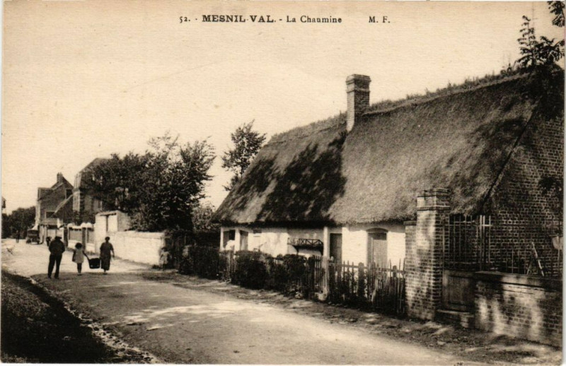 Carte postale ancienne Mesnil-Val-La Chaumine