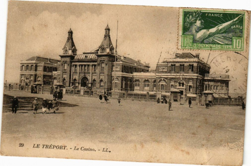 Carte postale ancienne Le Treport-Le Casino au Tréport