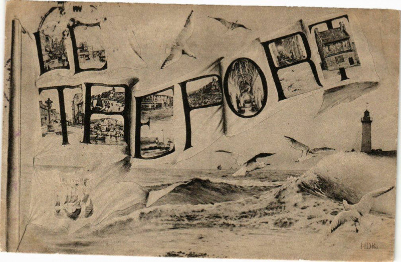 Carte postale ancienne Le Treport au Tréport