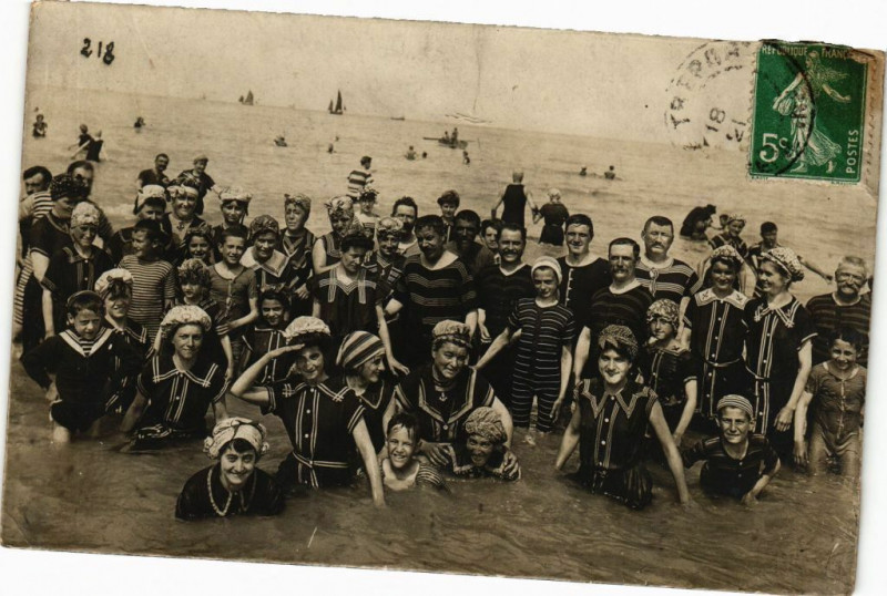 Carte postale ancienne Le Treport-Carte photo au Tréport