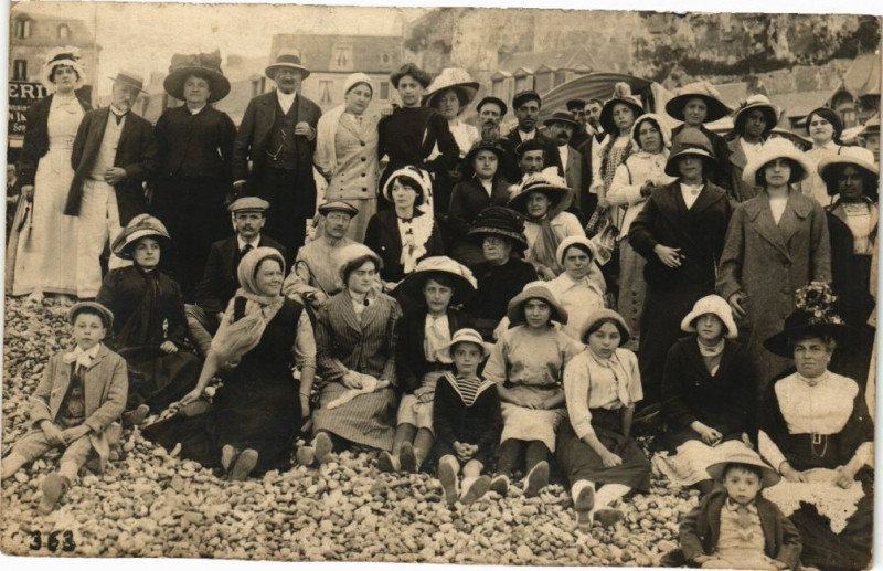 Carte postale ancienne Le Treport-Carte photo au Tréport