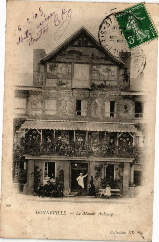 Carte postale ancienne Gonneville-Le Manoir Aubourg