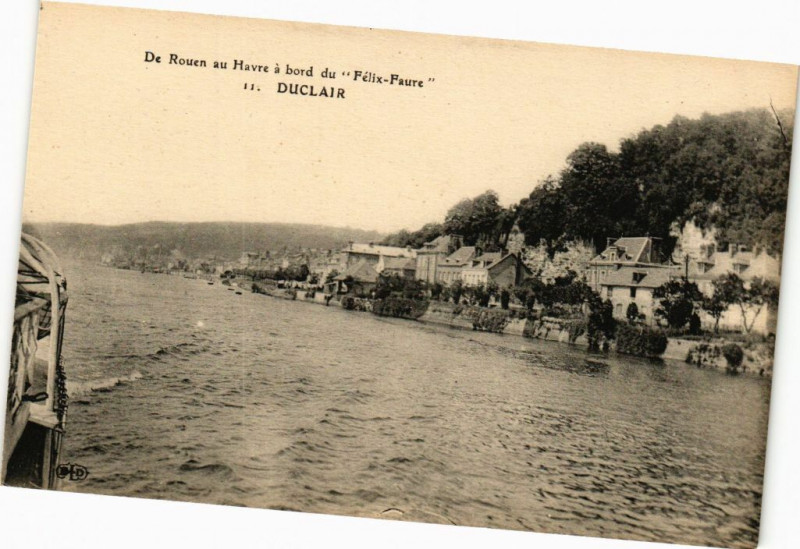 Carte postale ancienne Duclair à Duclair