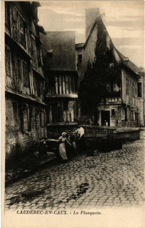 Carte postale ancienne Caudebec en Caux-La Planquette