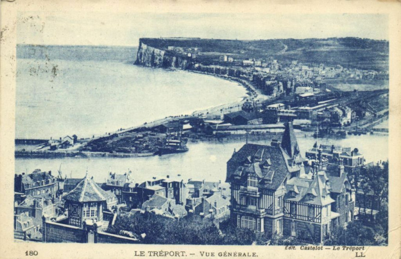 Carte postale ancienne Le Treport - Vue générale au Tréport