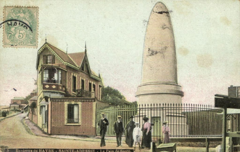 Carte postale ancienne Env. du Havre - Sainte-Adresse - Le Pain de Sucre à Sainte-Adresse