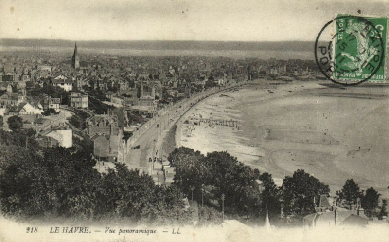 Carte postale ancienne Le Havre - Vue Panoramique au Havre