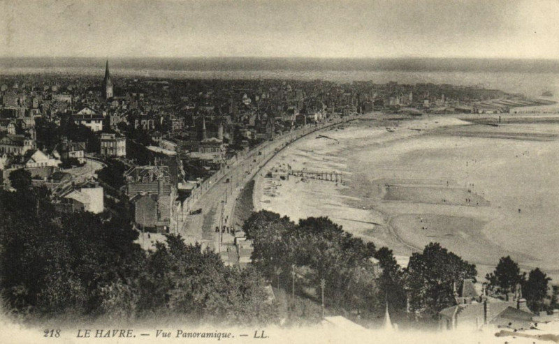 Carte postale ancienne Le Havre - Vue Panoramique au Havre
