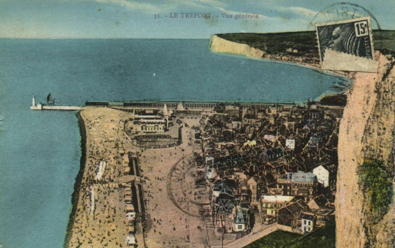 Carte postale ancienne Le Treport - Vue générale au Tréport
