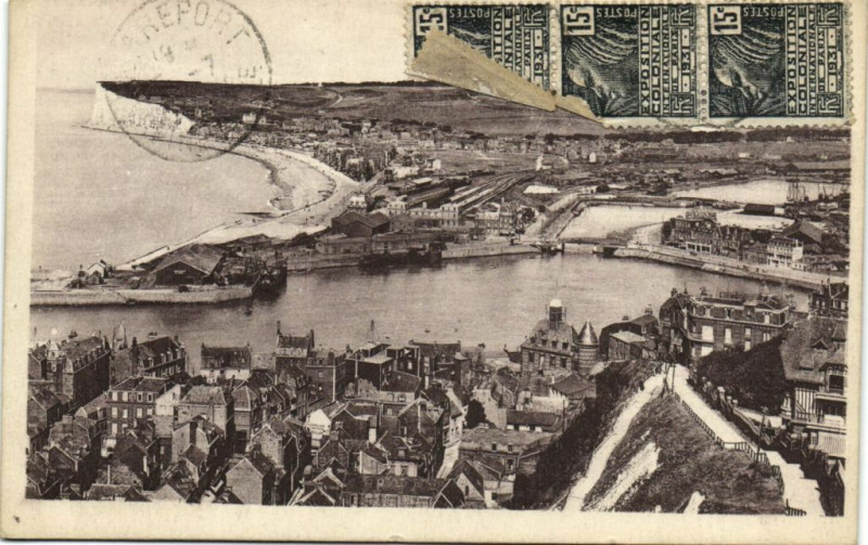 Carte postale ancienne Le Treport - Vue générale au Tréport
