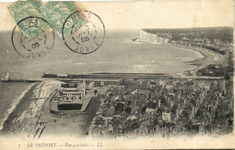 Carte postale ancienne Le Treport - Vue générale au Tréport
