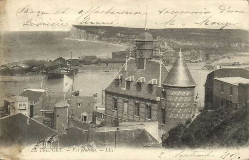 Carte postale ancienne Le Treport - Vue générale au Tréport