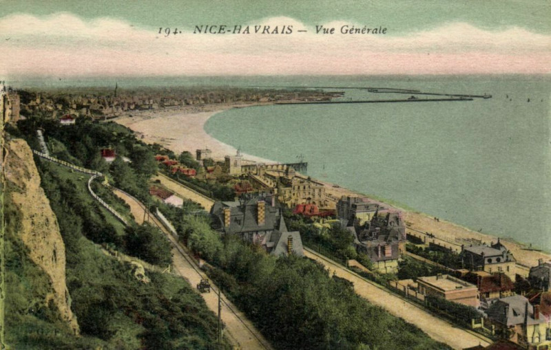 Carte postale ancienne Nice-Havrais - Vue générale