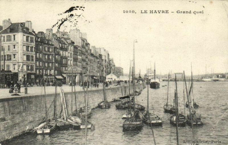 Carte postale ancienne Le Havre - Grand quai au Havre