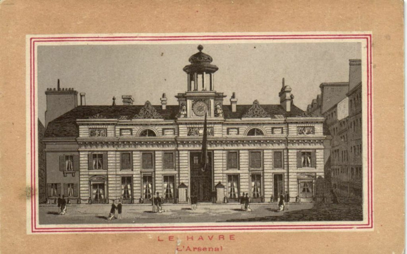 Carte postale ancienne Le Havre - L'Arsenal au Havre