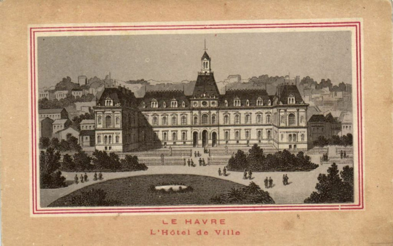 Carte postale ancienne Le Havre - L'Hotel de Ville au Havre