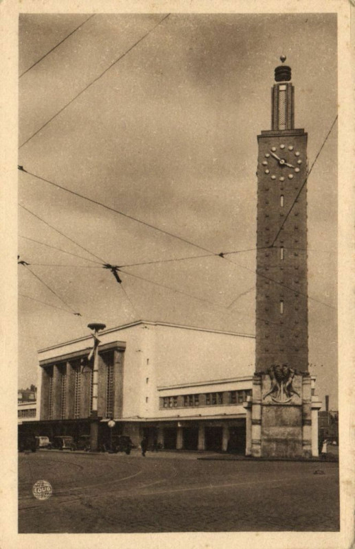 Carte postale ancienne Le Havre - La Gare au Havre