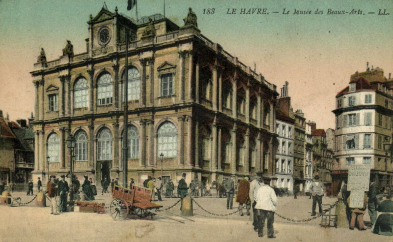 Carte postale ancienne Le Havre - Le Mosée des Beans-Arts au Havre