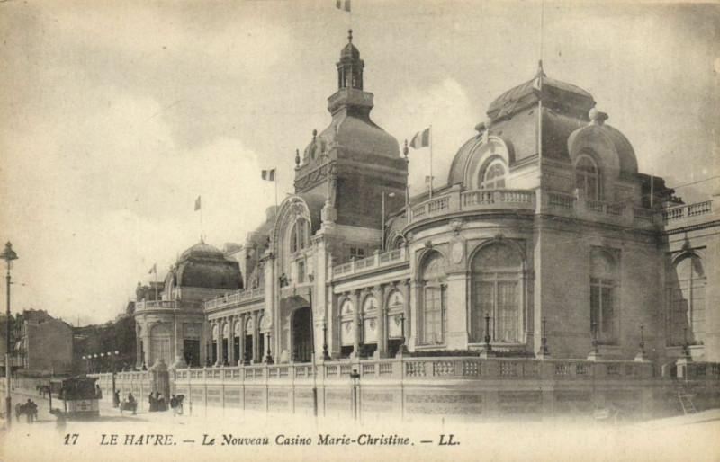 Carte postale ancienne Le Havre - Le Nouveau Casino Marie-Christine au Havre