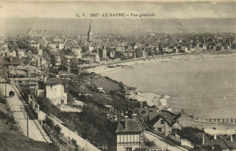 Carte postale ancienne Le Havre - Vue générale au Havre