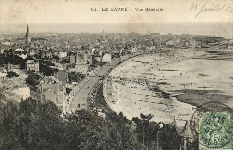 Carte postale ancienne Le Havre - Vue générale au Havre