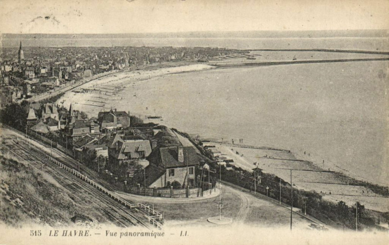 Carte postale ancienne Le Havre - Vue panoramique au Havre