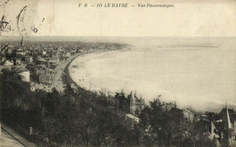 Carte postale ancienne Le Havre - Vue Panoramique au Havre
