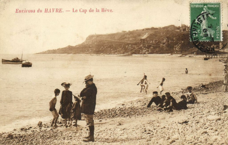 Carte postale ancienne Env. de Havre - Le Cap de la Heve