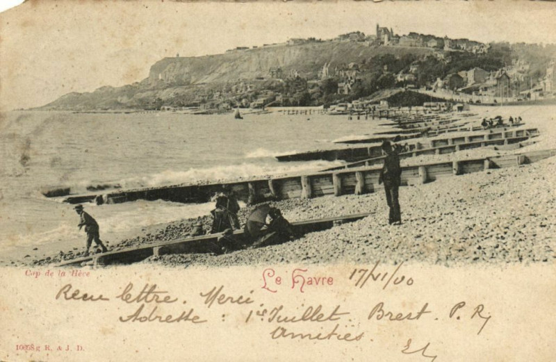 Carte postale ancienne Le Havre 17/VI/00 au Havre