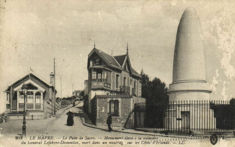 Carte postale ancienne Le Havre - Le Pain de Sucre - Monument eleve a la memoire du au Havre