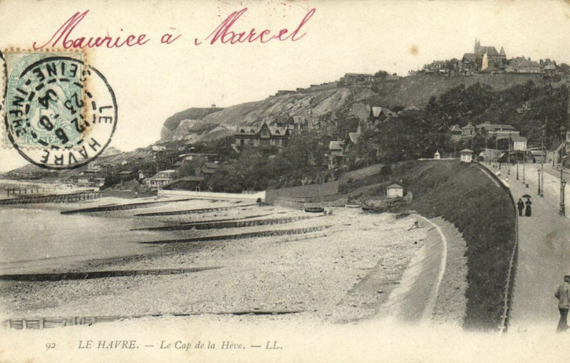 Carte postale ancienne Le Havre - Le Cap de la Heve au Havre