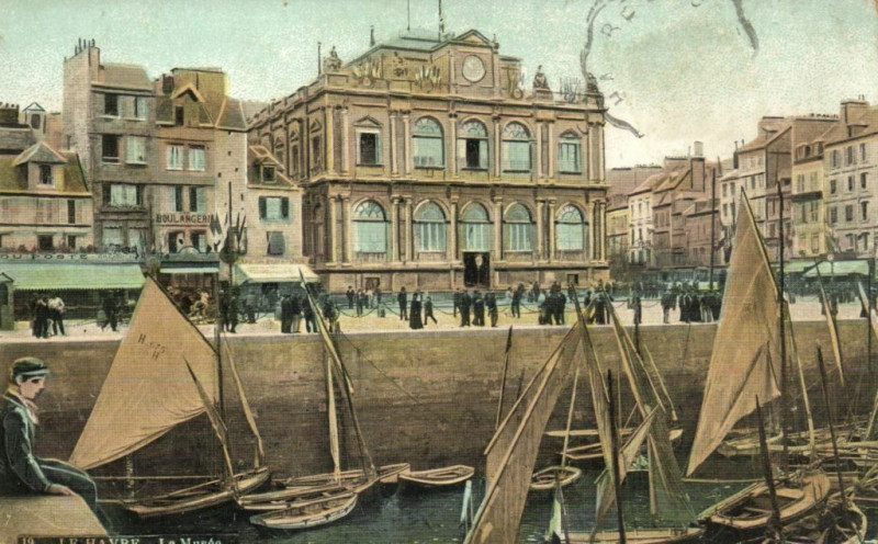 Carte postale ancienne Le Havre - Le Musée au Havre