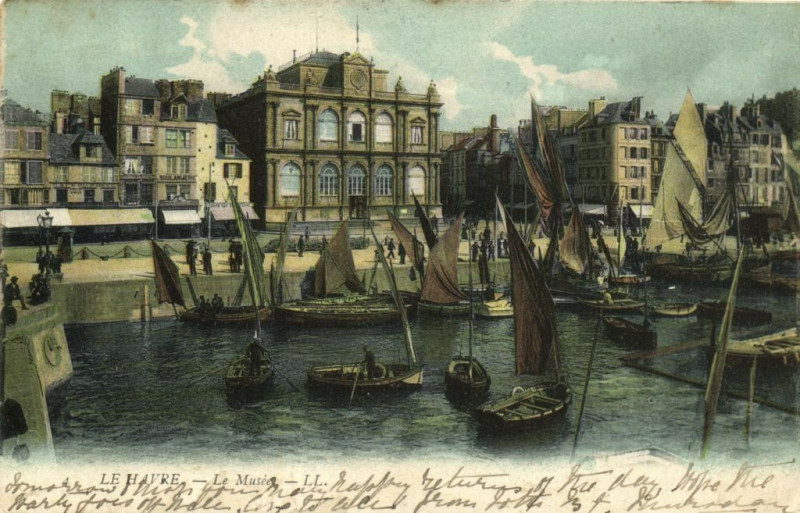 Carte postale ancienne Le Havre - Le Musée au Havre