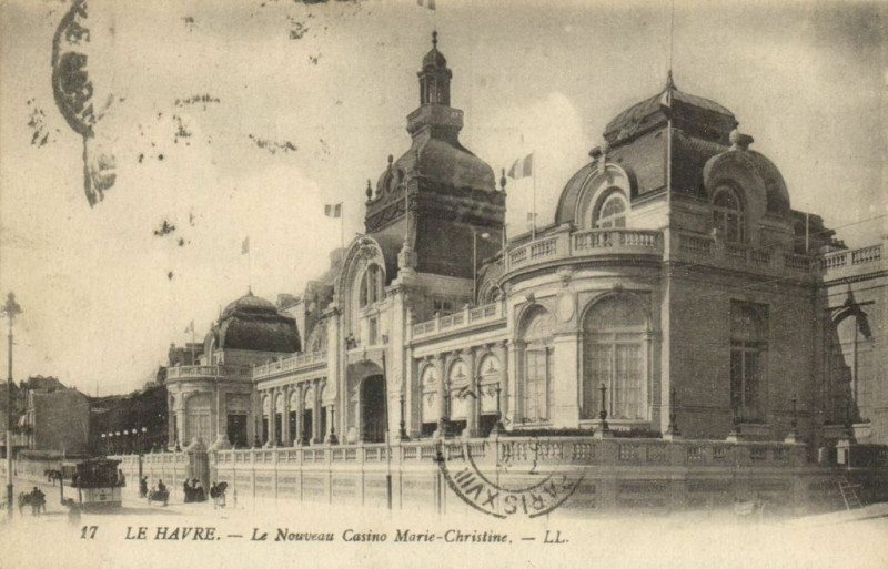 Carte postale ancienne Le Havre - Le Nouveau Casino Marie-Christine au Havre