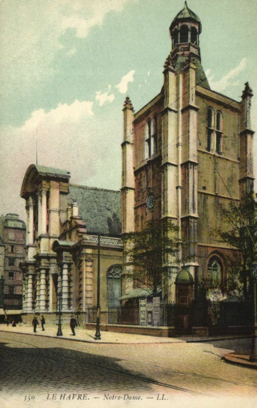 Carte postale ancienne Le Havre - Notre-Dame au Havre