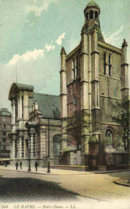 Carte postale ancienne Le Havre - Notre-Dame au Havre