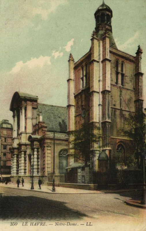Carte postale ancienne Le Havre - Notre-Dame au Havre