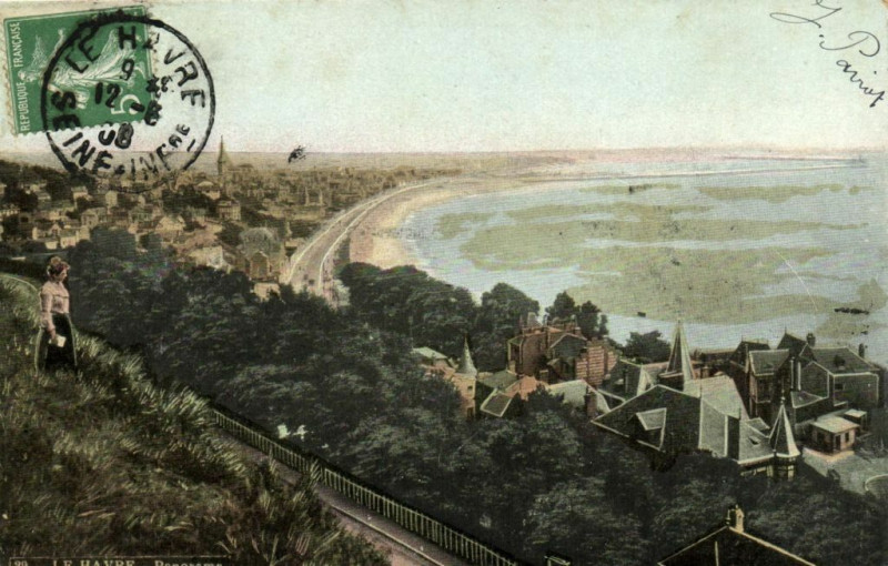 Carte postale ancienne Le Havre - Panorama au Havre