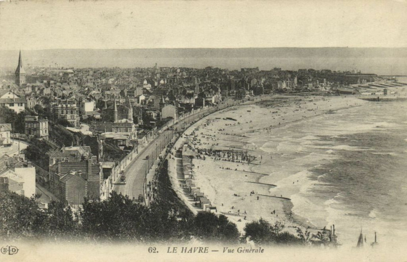 Carte postale ancienne Le Havre - Vue générale au Havre